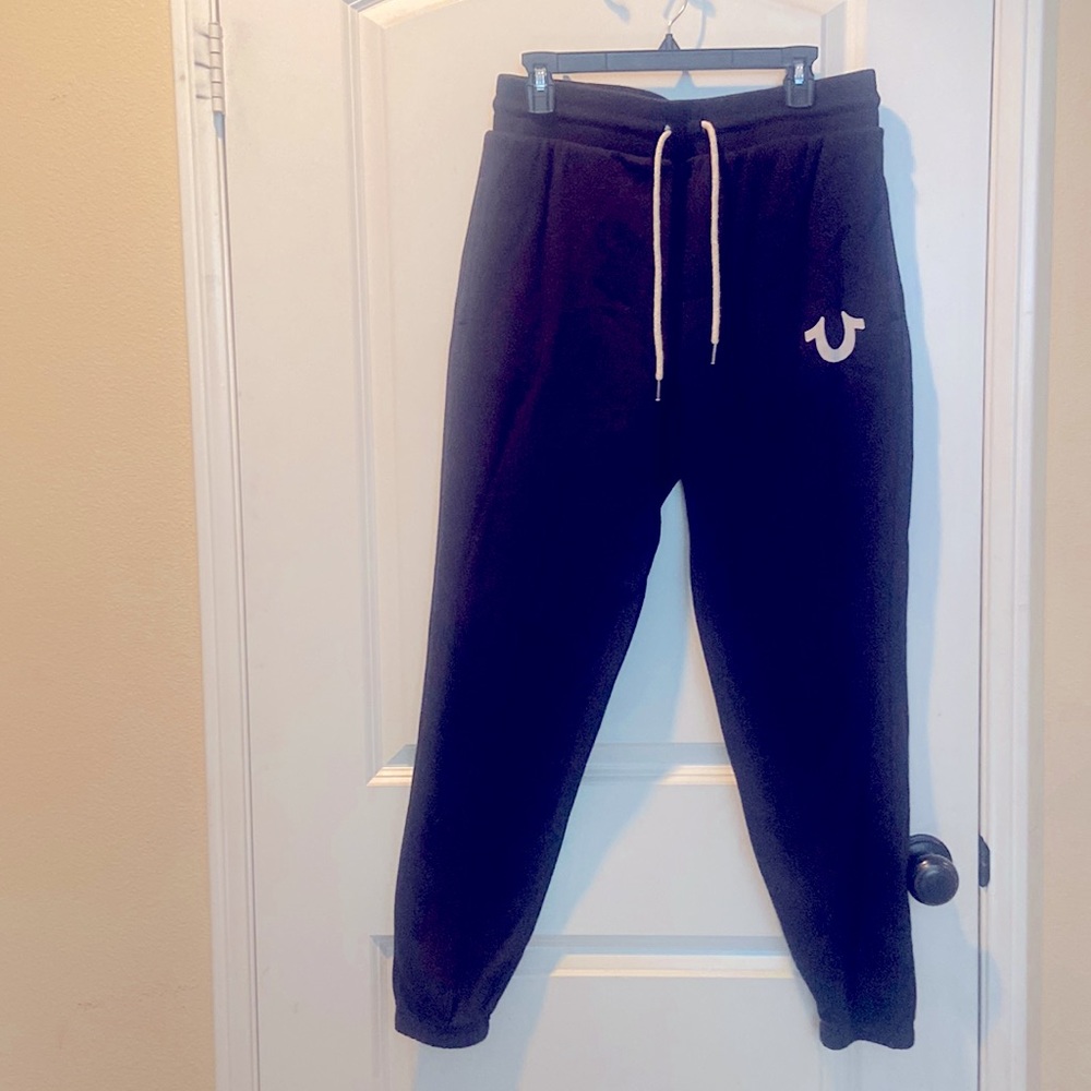 True Religion Classic Logo Jogger Sweatpant Size Med